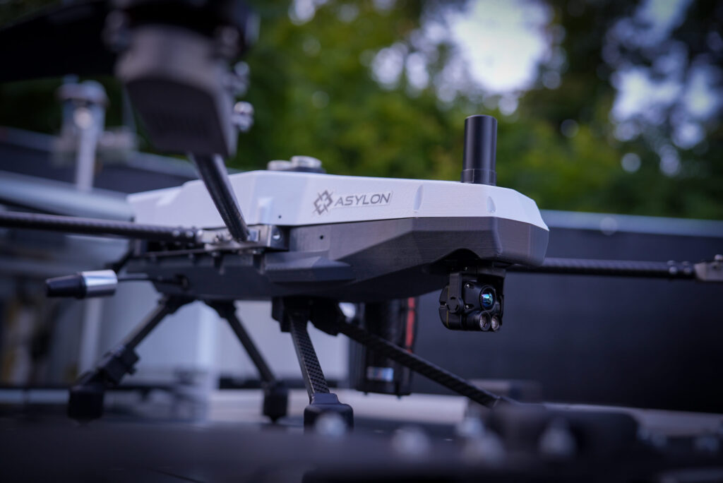 Front profile of Asylon's Guardian Drone