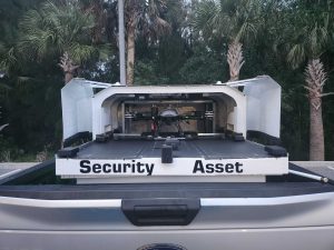 A perimeter security drone.